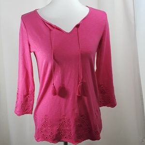 Talbots Pink Petite Blouse
